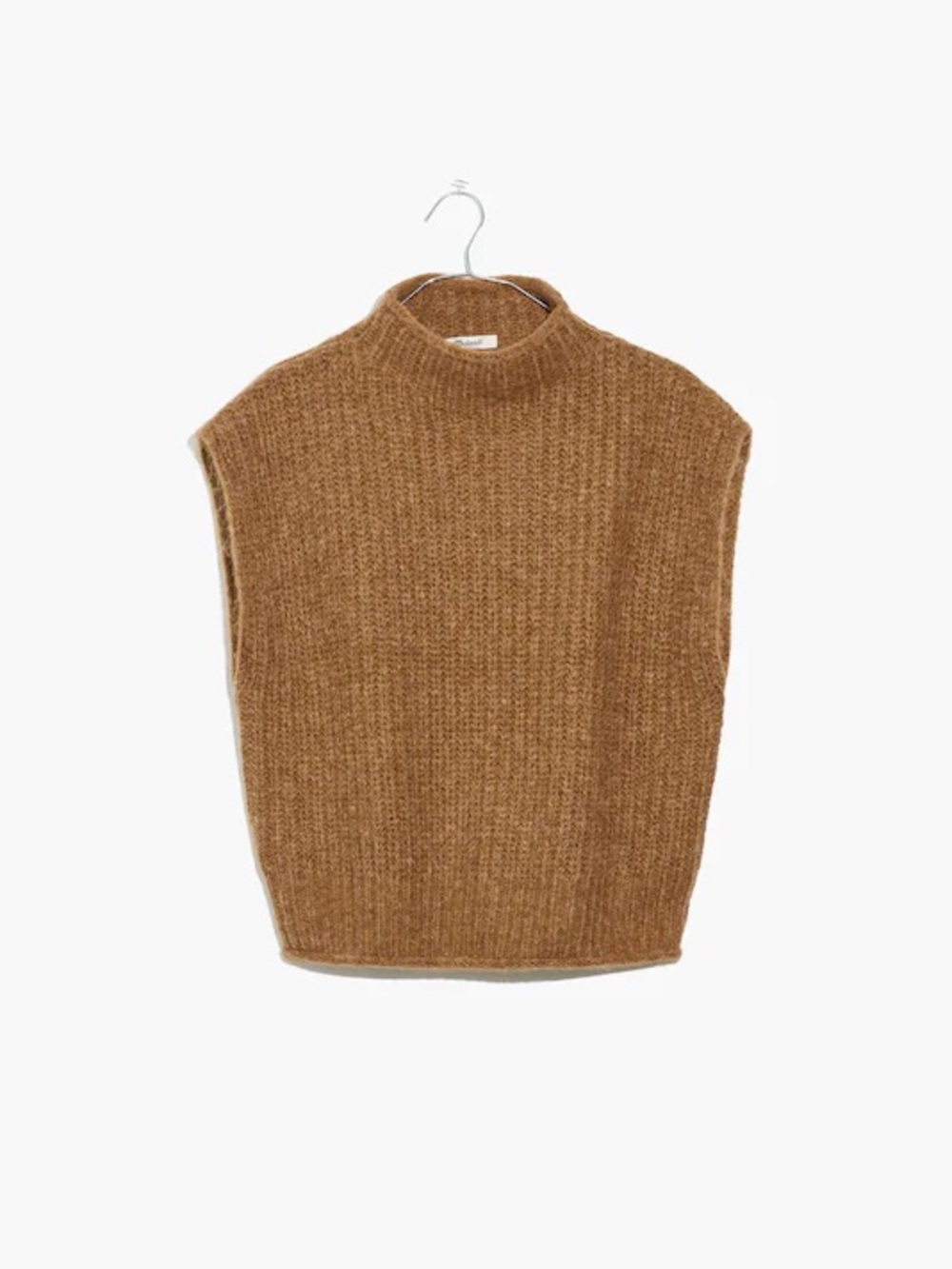 Madewell Camel Stimpson Sweater Vest